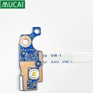 For HP pavilion 15 15-AY 15-AC 15-AC039TX 15-BA 15-AF 250 255 G4 G5 TPN-C125 Power Button Board with Cable 435MW232L01 LS-C701P