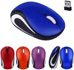 Mini 2.4 GHz Wireless Optical Mouse Mice For PC Laptop Notebook  Ergonomic Mause gaming mouse Wireless Mice For PC Laptop Blue