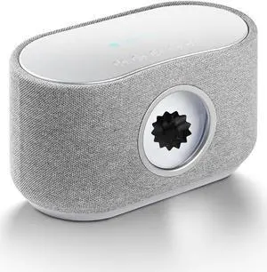 Magnetic Fluid Speaker,Dancing ferrofluid Speaker with Music Visualization Touch Control Stereo Sound + 3 Modes + 15W Wireless Charging,Creative Gifts,for Office Desktop Decor Silver