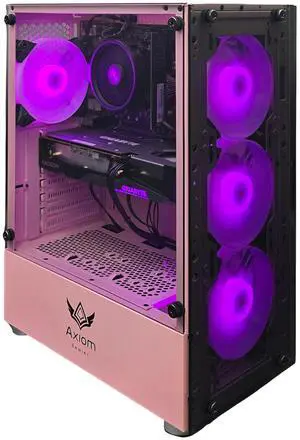 Axiom Gaming PC Auralight, AMD Ryzen 5 5500, 16GB RAM, 512GB SSD, AMD Radeon RX 6600 8GB GDDR6, Wi-Fi, Windows 11 Home