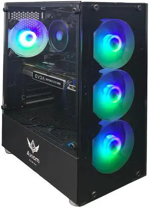 Axiom Gaming PC Oblivion, AMD Ryzen 5, 16GB RAM, 512GB SSD, NVIDIA GeForce GTX 1080 8GB GDDR5X, Wi-Fi, Windows 11 Home