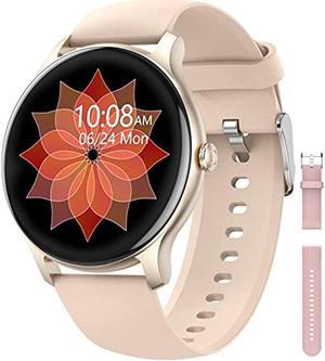 Women's Smart Watch, 1.69 Full Touch Screen, Receive/Dial Calls With  Fitness Tracker IP68 Android IOS Smart Watch Universal (Pink)