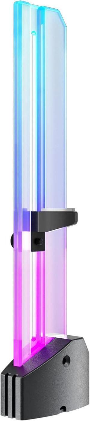 Adiven 2025 New 5V Addressable RGB Graphics Card GPU Brace Support Video Card Sag Holder,Built-in 5V ARGB,Adjustable Height Support,Tool-free Installation