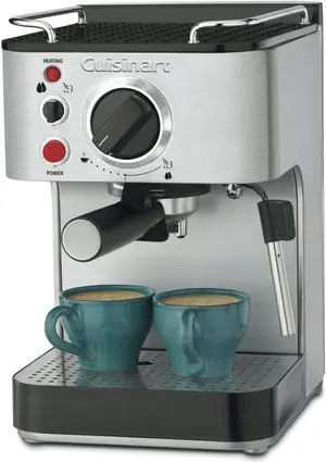Cuisinart EM-100NP1 1.66 Quart Maker Espresso Machine, Stainless Steel, Manual