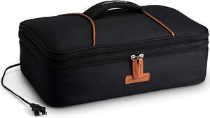 HotLogic 16801170-BLK Food Warming Tote Casserole Carrier Plus 120V, Black