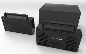 Bumpboxx MicroBoom Wearable Bluetooth Speaker Boombox in Black