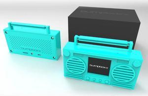 Bumpboxx MicroBoom Wearable Bluetooth Speaker Boombox in Tiphany Blue
