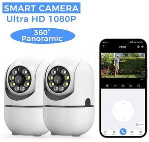 Hiseeu 1080P HD Wireless Security WIFI Camera IP Camera, AI Intelligent Human Tracking And Motion Detection, 2.4GAlarm Push, Video Monitoring, Intelligent Home Safety Camera Mini Camera