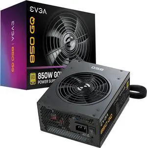 EVGA 850 GQ, 80+ GOLD 850W, Semi Modular, EVGA ECO Mode, 5 Year Warranty, Power Supply 210-GQ-0850-V1,Black EVGA 850 GQ, 80+ GOLD 850W, Semi Modular, EVGA ECO Mode, 5 Year Warranty, Power Supply 210-GQ-0850-V1,Black