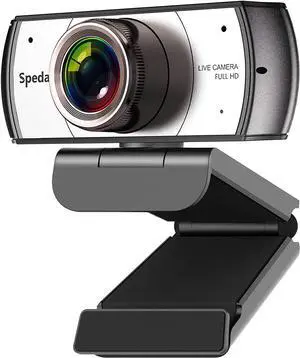 Wide Angle Webcam,120 Degree Large View Spedal 920 Pro Video Conference Camera, Full HD 1080P Live Streaming Web Cam with Built-in Microphone, USB Webcam for Mac, PC, Laptop and Desktop