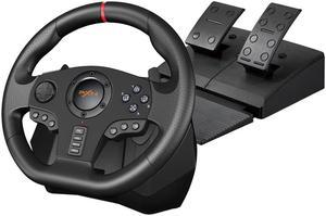 PXN V9 PC Steering Wheel with Pedals and Shifter 270/900 Degree Gaming  Racing Wheel for PC,PS4,PS3,Xbox One, Xbox Series X/S,N-Switch (NOT Support