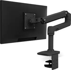 Ergotron  LX Premium Monitor Arm, Single Monitor Desk Mount  fits Flat Curved Ultrawide Computer Monitors up to 34 Inches, 7 to 25 lbs, VESA 75x75mm or 100x100mm  Matte Black