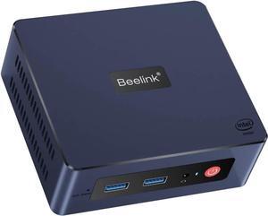 Beelink Newest 4 Cores 11th Gen Intel N5095 Mini-S Mini PC W-11 Pro, 8GB RAM 256GB SSD Gigabit Ethernet, 2.4G/ 5.0G WiFi, BT4.0, Dual HDMI Business Mini Desktop Computer, HTPC