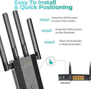2023 Newest WiFi Extender, WiFi Extender Signal Amplifier with 9900 Square feet and 60+ Devices Coverage, Home Wireless Signal Booster with Ethernet Port