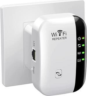 2023 WiFi Extender, WiFi Range Extender Signal Booster up to 3000sq.ft and 27 Devices, WiFi Repeater Internet Booster for Home, Access Point, Alexa Compatible