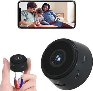Mini Spy Camera Wireless Hidden WiFi Spy Camera Hidden Cameras HD 1080P Small Camera with Motion Detection Spy Cameras for Home Security and Outdoor Nanny Cam