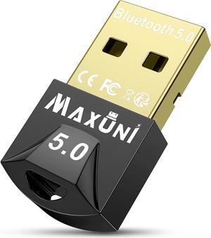 Maxuni USB Bluetooth Adapter for PC 5.0, Bluetooth Dongle 5.0 Adapter, USB Bluetooth Dongle 5.0