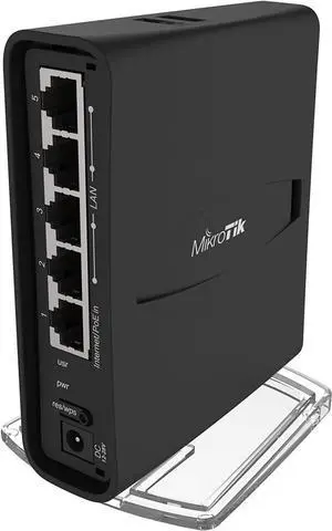 MikroTik hAP ac2 RBD52G-5HacD2HnD-TC Dual-Concurrent 2.4/5GHz Access Point, 802.11a/b/g/n/ac, 5 x Gigabit Ethernet ports MikroTik hAP ac2 RBD52G-5HacD2HnD-TC Dual-Concurrent 2.4/5GHz Access Point, 802.11a/b/g/n/ac, 5 x Gigabit Ethernet ports