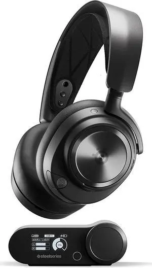 SteelSeries Arctis Nova Pro Wireless Multi-System Gaming Headset - Premium Hi-Fi Drivers - Active Noise Cancellation - Infinity Power System - Stealth Retractable Mic - PC, PS5/PS4, Switch, Mobile SteelSeries Arctis Nova Pro Wireless Multi-System Gaming Headset - Premium Hi-Fi Drivers - Active Noise Cancellation - Infinity Power System - Stealth Retractable Mic - PC, PS5/PS4, Switch, Mobile