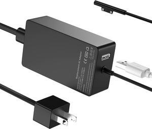 Surface Pro Charger -98W Super Fast Charger for Surface Pro 7/6/5/4/3 Power Supply Adapter, Compatible with Microsoft Surface Book Laptop/TabletWorks with 65W&44W&36W&24W(6.8 Ft Cord)