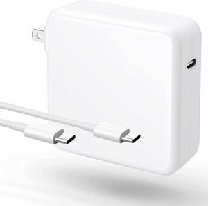 Mac Book Pro Charger - 120W USB C Fast Charger Power Adapter Compatible with USB C Port MacBook Pro & MacBook Air 13 14 15 16 inch New ipad Pro and All USB C Device 6.6ft USB-C to C Charge Cable