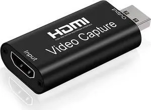 HDMI Video Capture Card, Upgraded 1080p 60fps Capture Card, Cam Link Card Audio Capture Adapter HDMI to USB 2.0 for Gaming, Live Broadcasting, Nintendo Switch, PS3/4, Xbox HDMI Video Capture Card, Upgraded 1080p 60fps Capture Card, Cam Link Card Audio Capture Adapter HDMI to USB 2.0 for Gaming, Live Broadcasting, Nintendo Switch, PS3/4, Xbox