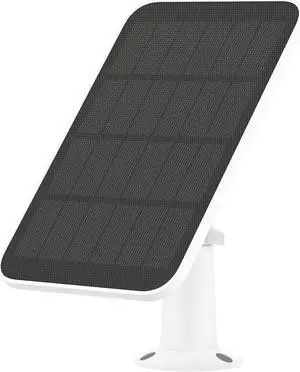 3W Portable Solar Panel for Security Camera Outdoor Wireless Solar Battery Camera Charger with 10ft Cable and Adjustable Bracket IP65 Waterproof