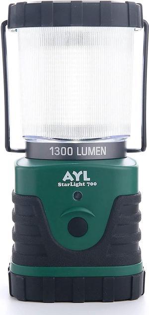 AYL Starlight 700 - Water Resistant - Shock Proof - Long Lasting Up to 6 Days Straight - 1300 Lumens Ultra Bright LED Lantern - Perfect Lantern for Hiking, Camping, Emergencies, Hurricanes, Outages