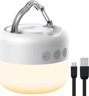 LED Camping Lantern Rechargeable 1000LM, Up to 300H Running Time Camping Tent Light, 6700mAh Emergency Light for Hurricane, Power Outages, Home, Hiking, Water-Resistant
