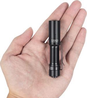 EDC Flashlight Archer Mini 405 Lumens Tail Switch LED Flashlight USB C Rechargeable Little Pocket Penlight for Camping Outdoor and Emergency - Cool White