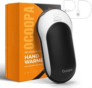 OCOOPA Quick Charge Hand Warmers Rechargeable, 10000 mAh Electric Hand Warmer Power Bank PD, 15hrs Lasting Heat, 3 Levels, Perfect Outdoor Heater for Camping, Hunting, Golf Gifts
