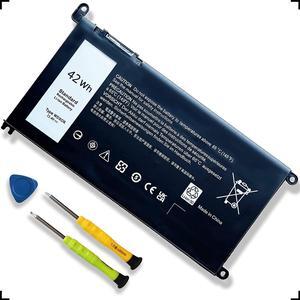 Replacement Laptop Battery for Dell Inspiron 13/15/17-5000/7000 Series: 5368 5378 5379 5565 5567 5568 5570 5578 5775 7378 7569 7579 Latitude 3490 Vostro 5468 P58F P75F P69G 42Wh/11.4V+Tool