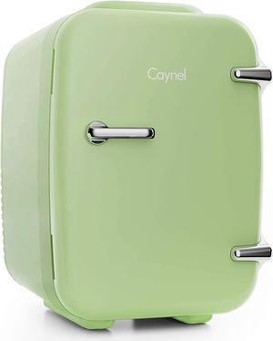 CAYNEL Mini Fridge Portable Thermoelectric 4 Liter Cooler and Warmer for Skincare, Eco Friendly Beauty Fridge For Foods,Medications, Cosmetics, Breast Milk, Medications Home and Travel