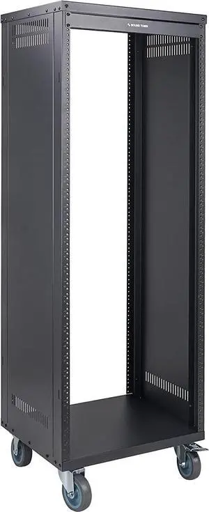 Sound Town 30U Universal Steel Rack, w/ 3" Locking Casters, Vented Side Panels for Audio Video, Server and Network Equipment (STRK-M30U) Sound Town 30U Universal Steel Rack, w/ 3" Locking Casters, Vented Side Panels for Audio Video, Server and Network Equipment (STRK-M30U)