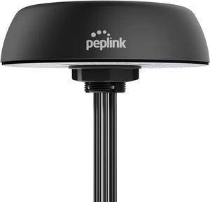 Peplink Cellular and WiFi Antenna Mobility 42G 5G/LTE Ready 2x2 MIMO Dual Band (2.4GHz & 5GHz) External Router Computer Networking Antenna System with GPS receiver Robust IP68 Rating 6.5 ft, Black