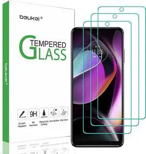 beukei (3 Pack) Compatible for Motorola Moto G 5G (2022) [Not Fit for Moto G Stylus 5G] Screen Protector Tempered Glass,Touch Sensitive,Case Friendly, 9H Hardness, Welcome to consult