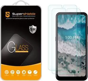 Supershieldz (2 Pack) Designed for Nokia X100 Tempered Glass Screen Protector, Anti Scratch, Bubble Free