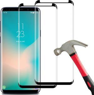 2-PACKCoolpow Designed for Samsung Galaxy S9 Plus Screen Protector, Case Friendly, Anti-Bubble, 3D Curved Coverage, Samsung S9 Plus Screen Protector Tempered Glass Cell Phone Film.NOTE:Not for S9