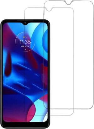 UPONEW for Motorola Moto G Pure Tempered Glass Screen Protector - [2 Pack] Tempered Glass Screen Protector Frontier Protective Protector Clear Cover for Motorola Moto G Pure, Welcome to consult