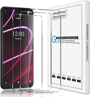 Orzero (3 Pack) Tempered Glass Screen Protector Compatible for T-Mobile Revvl 5G 2020 Release (Not Fits for T-Mobile REVVL V+ 5G 2021), 9 Hardness HD Anti-Scratch (Lifetime Replacement)