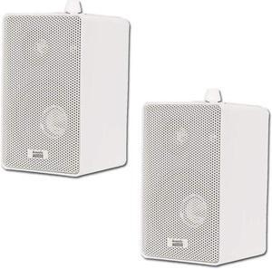 Acoustic Audio by Goldwood 251W Indoor Outdoor 3 Way Speakers 400 Watt White Pair