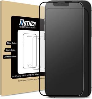 Mothca Matte Glass Screen Protector for iPhone 14 Plus/iPhone 13 Pro Max 6.7-inch Anti-Glare & Anti-Fingerprint Tempered Glass Full Screen Case Friendly Easy to Install Bubble Free Film Smooth as Silk