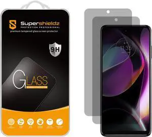 Supershieldz (2 Pack) (Privacy) Anti Spy Screen Protector Designed for Motorola Moto G 5G (2022) [Not Fit for Moto G Stylus 5G], Tempered Glass, Anti Scratch, Bubble Free, Welcome to consult