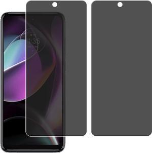 2 Pack Privacy Screen Protector Designed for Motorola G 5G 2022,Anti-Spy Privacy Tempered Glass for Motorola Moto G 5G 2022 Bubble Free Anti Scratch Easy Installation 9H Hardness
