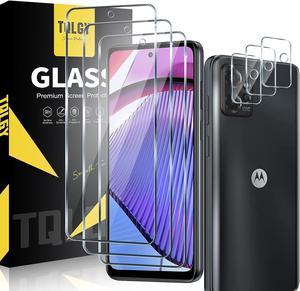 TQLGY 3 Pack Screen Protector for Motorola Moto G Power 5G 2023 with 3 Pack Camera Lens Protector, Ultra HD Tempered Glass, 9H Hardness, Anti-Scratch, Bubble Free, Easy Installation, Case Friendly