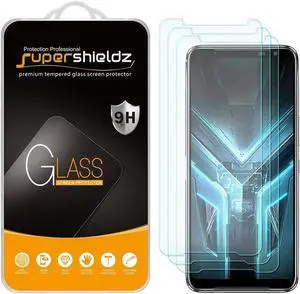 Supershieldz (3 Pack) Designed for Asus (ROG Phone 3) Tempered Glass Screen Protector, Anti Scratch, Bubble Free, Welcome to consult