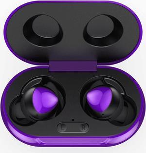 UrbanX Street Buds Plus True Bluetooth Wireless Earbuds For Samsung Galaxy S20 FE 5G With Active Noise Cancelling (Charging Case Included) Purple