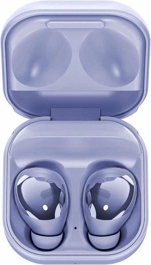 UrbanX Street Buds Pro True Bluetooth Wireless Earbuds For Samsung Galaxy S21 Ultra 5G With Active Noise Cancelling (Wireless Charging Case Included) Purple