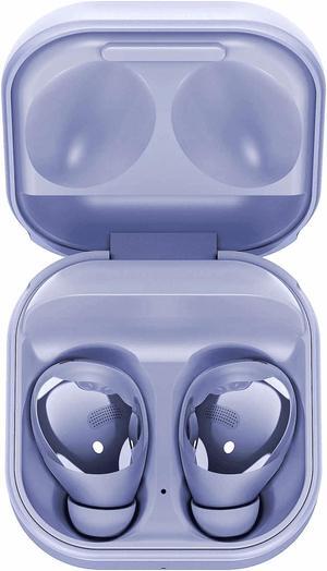 UrbanX Street Buds Pro True Bluetooth Wireless Earbuds For Samsung Galaxy A01 Core With Active Noise Cancelling (Wireless Charging Case Included) Purple