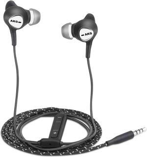 Wired 3.5MM Jack Durable Earphones Earbuds w Microphone and Volume Control, Deep Bass Clear Sound Noise Isolating in Ear Headphones, Compatible With Samsung Galaxy J3 (2016) Tuned By AKG
